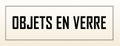 Vers les objets en verre &agrave; vendre